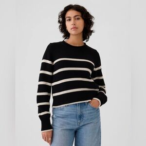 Gap Roll Neck Nautical Stripes Oversized Chunky Knit Transitional Sweater XXL